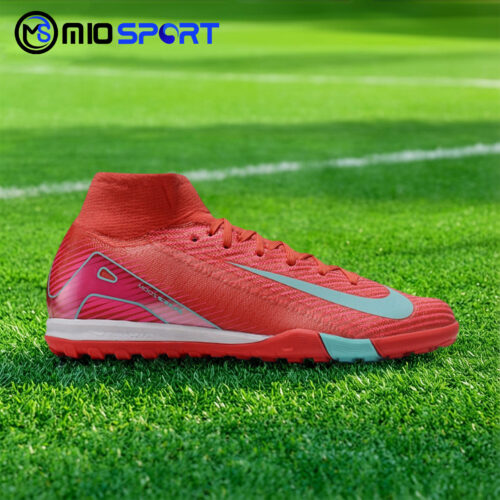 Nike Mercurial Superfly 10 Elite Đỏ Vạch Xanh Ngọc TF