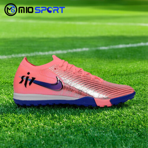 Nike Mercurial Vapor 16 Elite Vini JR Hồng Xám Cổ Lửng TF