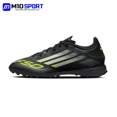 Adidas F50 League TF - JH7725 - Đen / Bạc / Vàng