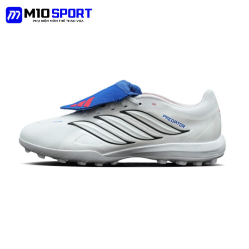 Adidas Predator 26 League TF – JS4853 – Trắng Xanh 02