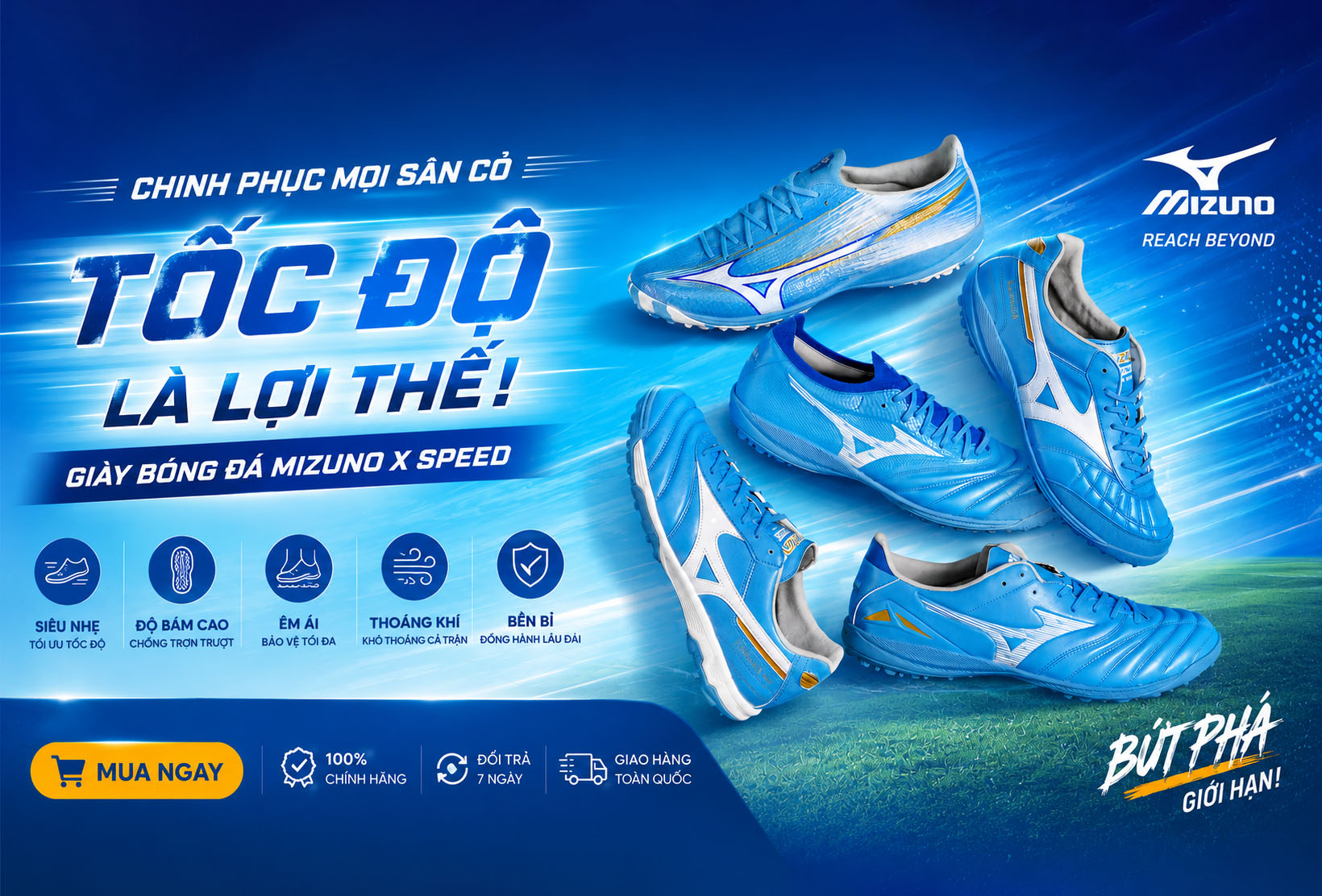 banner giay bong da mizuno mobile